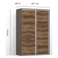 DRESSING LEX 151-218-66 D GRI/DMON